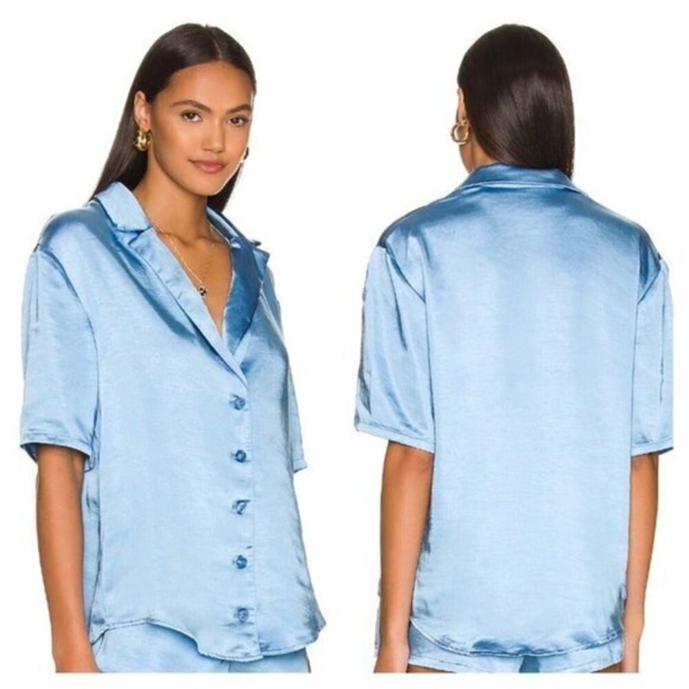 House of Harlow 1960 x REVOLVE Bari Shirt - Bright Blue